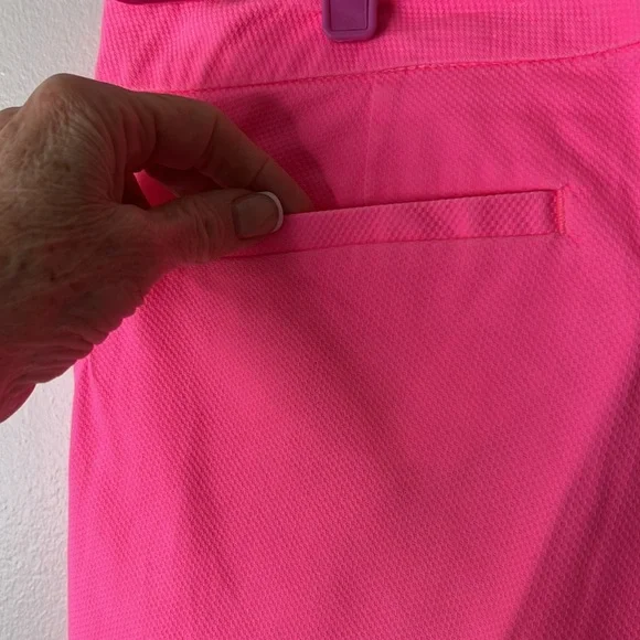 Lilly Pulitzer Buttercup Stretch Shorts in color Pink Isle, Size 10. - Picture 7 of 13